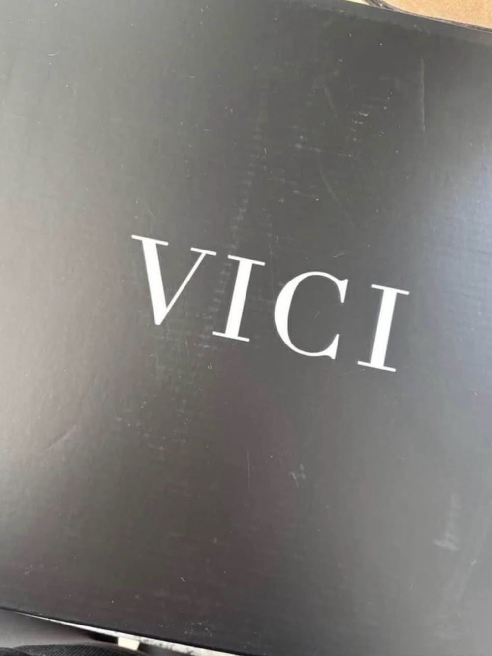 VICI Tan Suede Sherpa-Lined Lace-Up Ankle Boots - Size 8 - New In Box - Picture 7 of 7